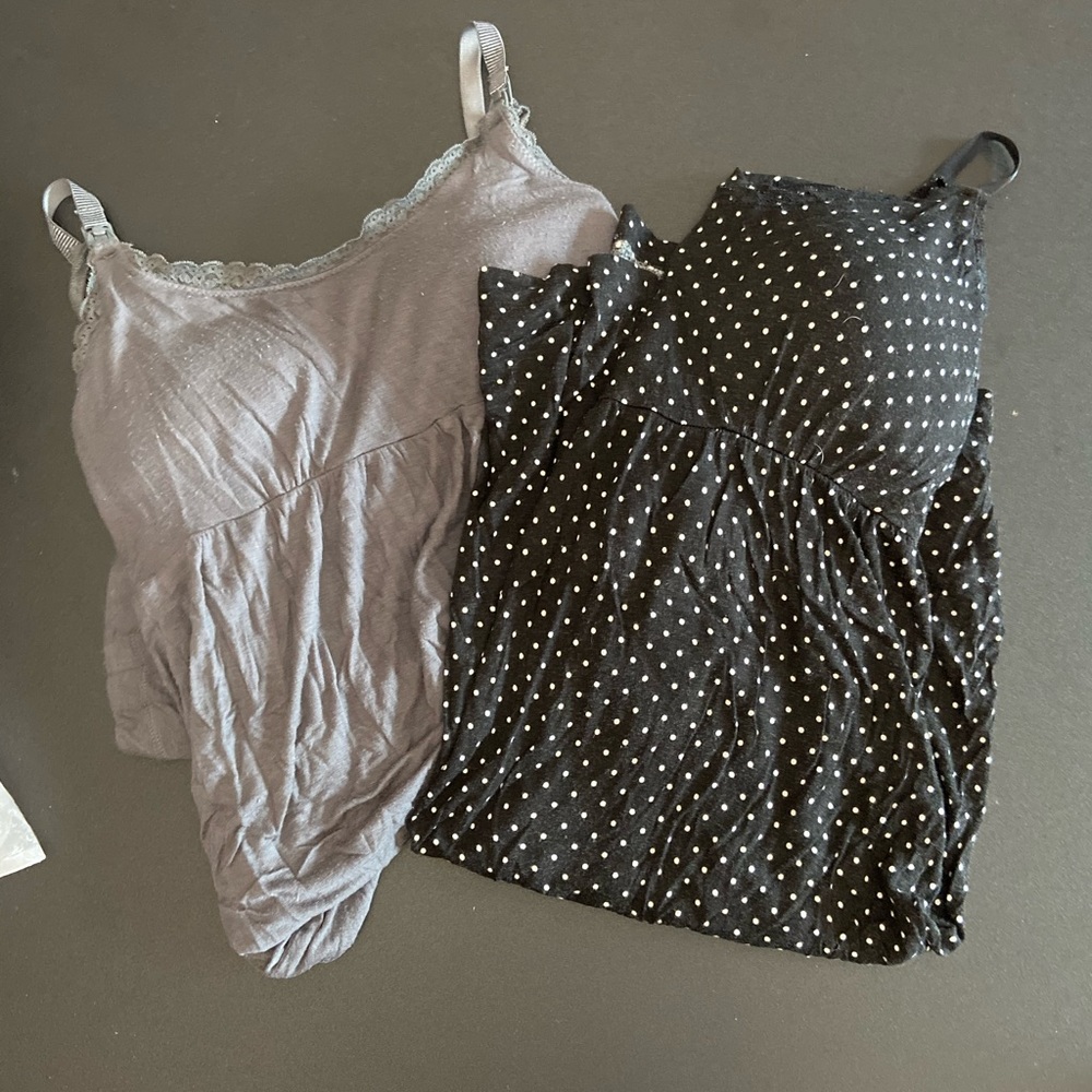 2 maternity/nursing nightgowns